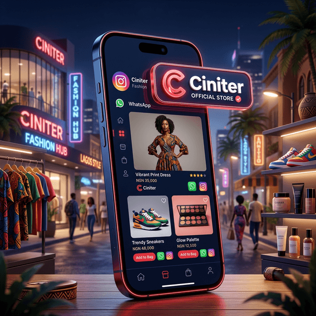 E-Commerce Storefront illustration